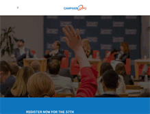 Tablet Screenshot of campaignconference.com